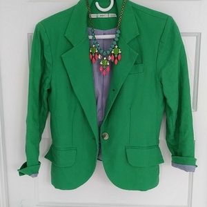 Green blazer